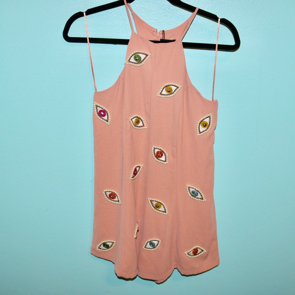 NBD beaded eye romper